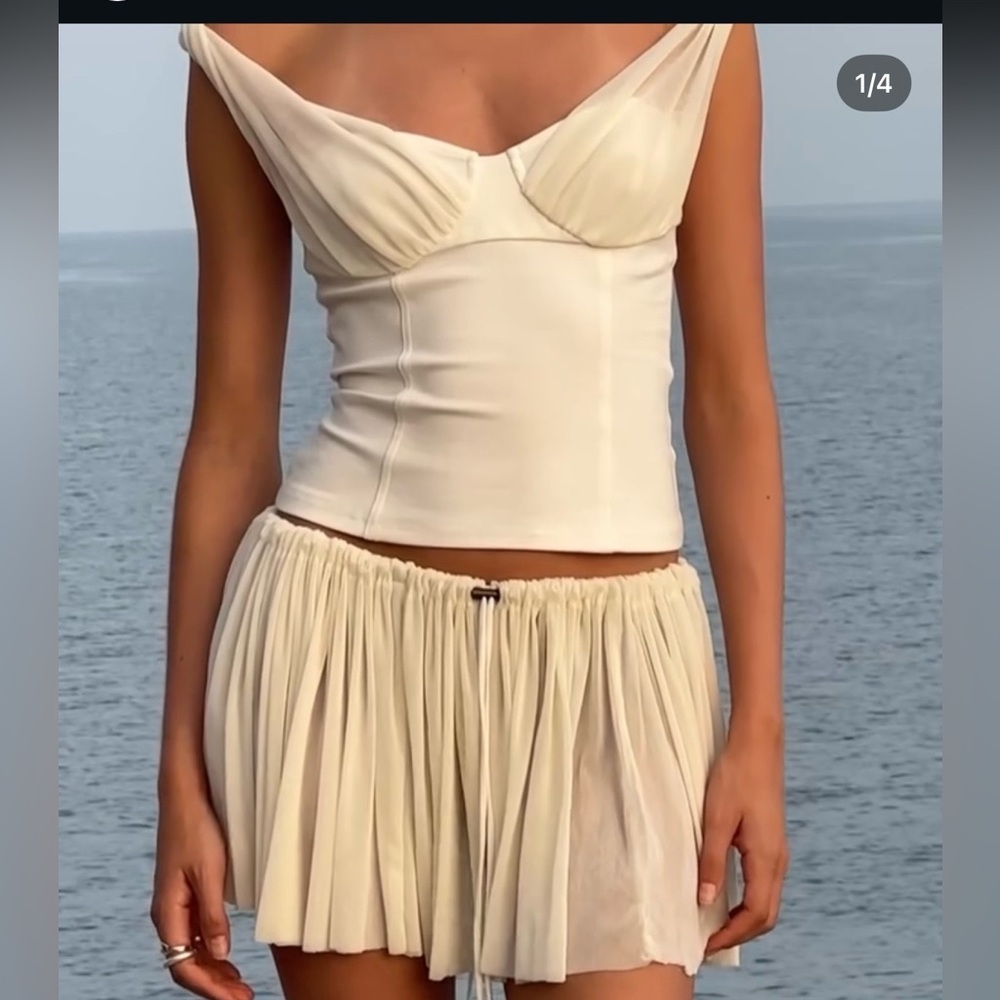 BUCI NYC Garden Tutu in Ivory (M/L)